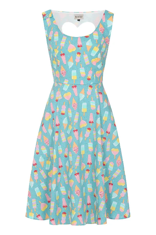 Ice Cream Heart Back Dress