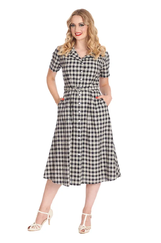 Cherry Check Dress