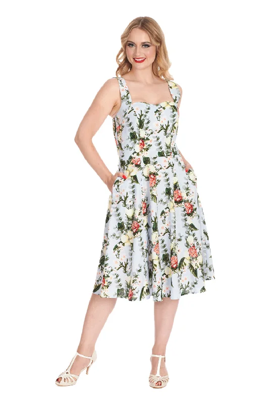 Bloom Swing Halter Dress