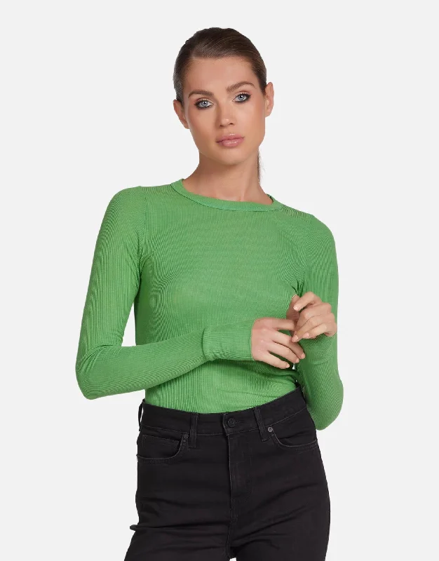 Button - Down Women Long Sleeve Top for a Classic StyleAlick Pear Green