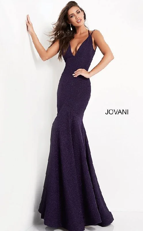 Maternity dress for a baby's dedication Jovani 60214 Prom Long Long Glitter Formal Dress