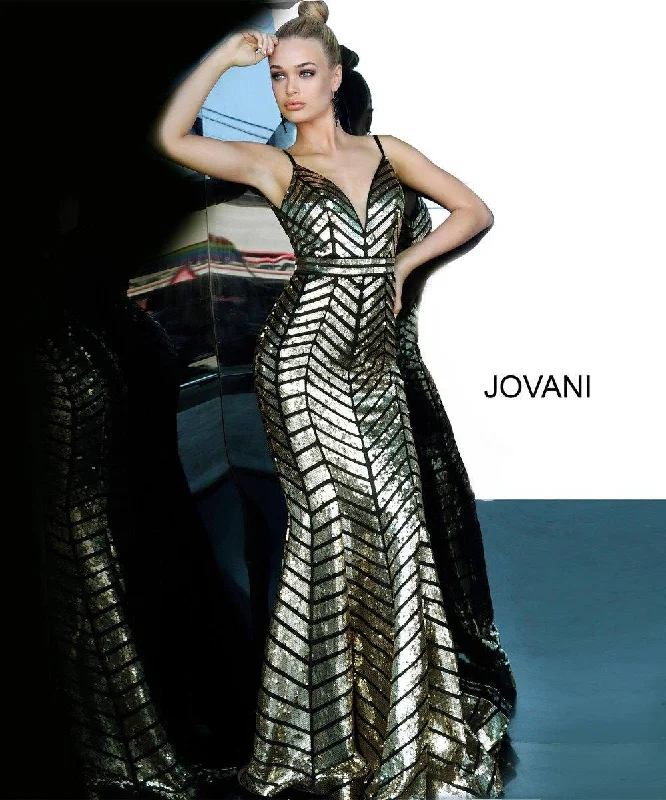 Maternity dress for a baby's first swim Jovani 2244 Long Formal Sequin Dress