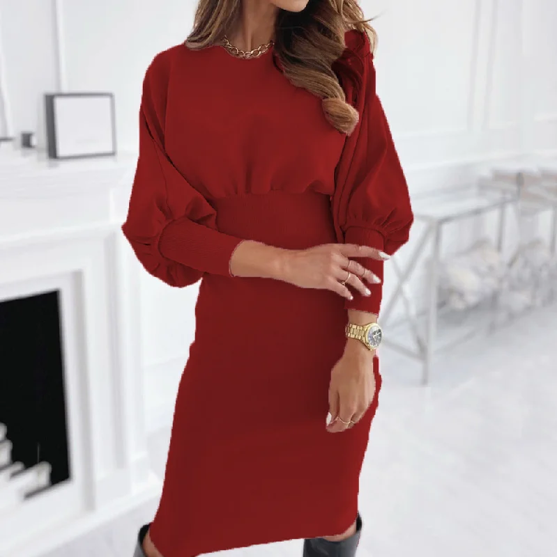 Mini dresses with cut - out details for a trendy look Call Me Angel Textured Satin Dress - True Red - FINAL SALE