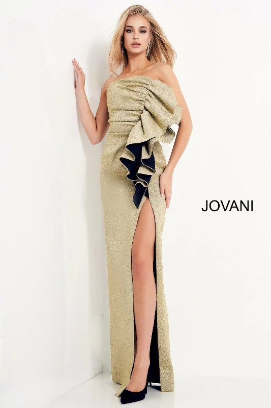 Maternity dress for work in a professional style Jovani 00414 Long Formal Sexy Prom Dress