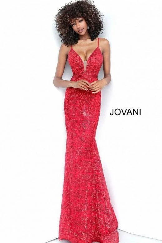Maternity dress for a baby's first visit to the concert Jovani 62517 Prom Long Spaghetti Strap Formal Dress