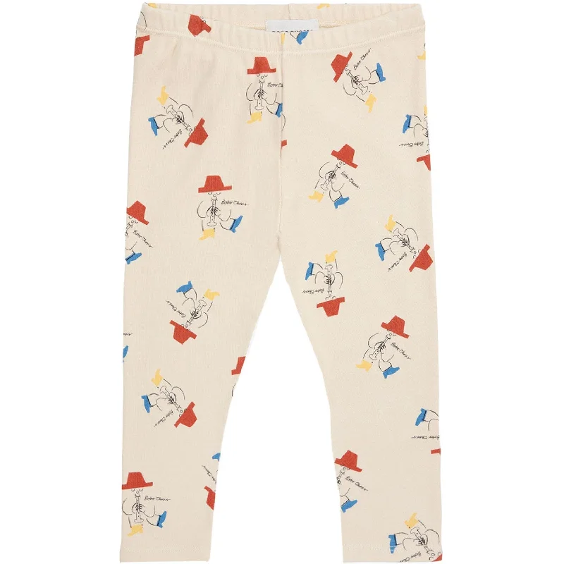 Bobo Choses White Magic Flute Player All Over Leggings