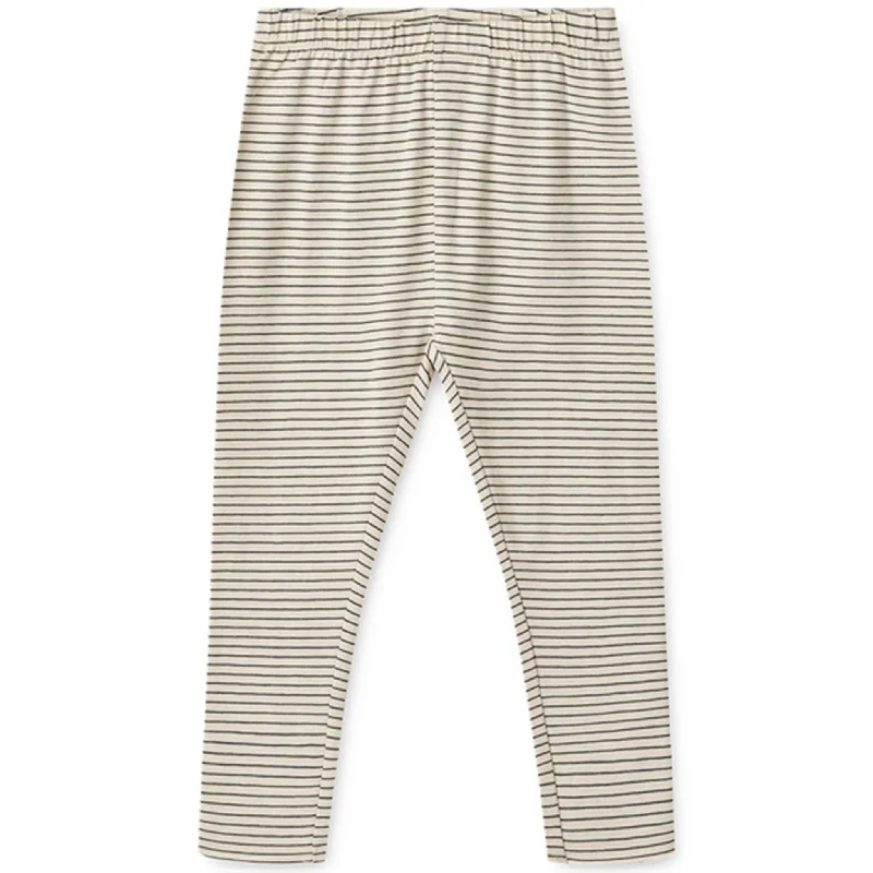 Liewood Marie Stripe Leggings Stripe Whale Blue/Sandy