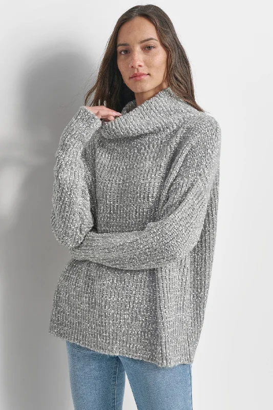 Lightweight Women Sweater for Spring and FallBOUCLE OVERSIZED SWEATER