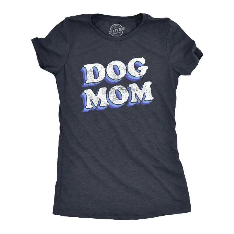 Sheer Women T Shirt for a Stylish and Alluring LookDog Mom Retro Women's T Shirt