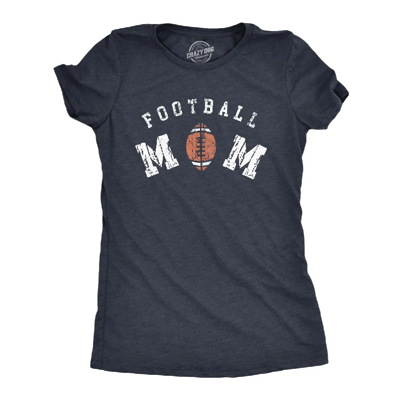 Sheer Women T Shirt for a Stylish and Alluring LookFootball Mom Women's T Shirt