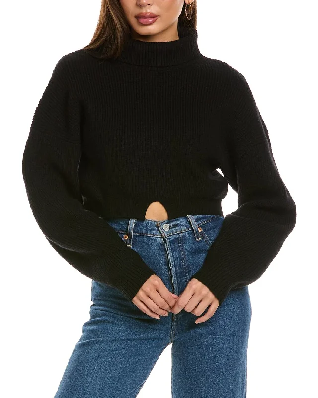 Button - Down Women Sweater for a Versatile LookFRAME Denim Brennan Wool-Blend Sweater