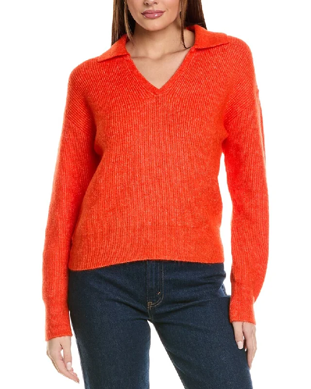 Cashmere Women Sweater with a Luxurious Soft TouchMichael Stars Stevie Collared Pullover