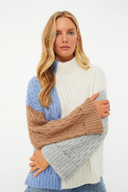 Striped Women Sweater with a Timeless PatternMulti Color Celia Sweater