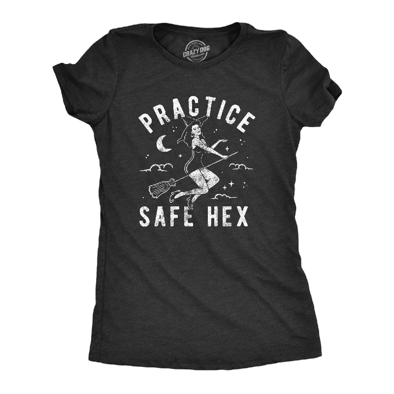 Graphic Print Women T Shirt for a Trendy StatementPractice Safe Hex Women's T Shirt