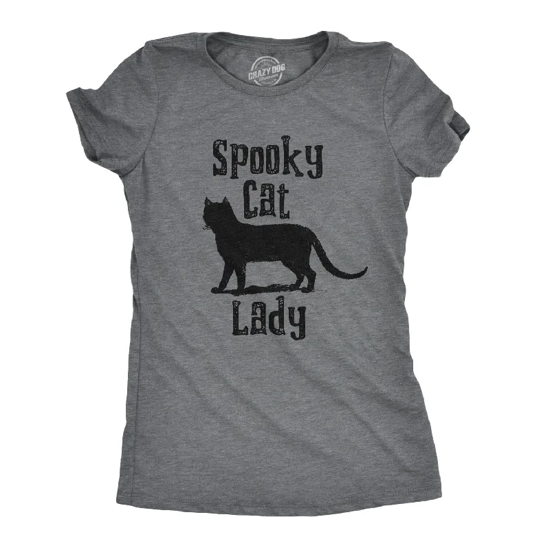 Muscle Women T Shirt for a Sporty and Casual LookSpooky Cat Lady Women's T Shirt