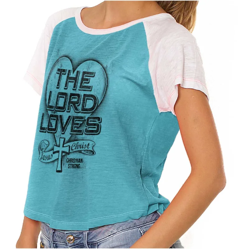 Distressed Women T Shirt with a Laid - Back AestheticThe Lord Saves Vintage T Shirts