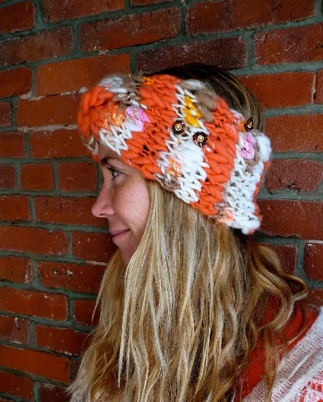 Floral Print Women Sweater for a Feminine AppealTurban Headband