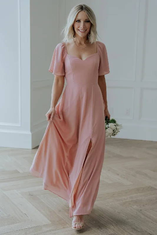 Off - the - Shoulder Women Dress for a Romantic and Feminine LookSierra Sweetheart Maxi Dress | Blush