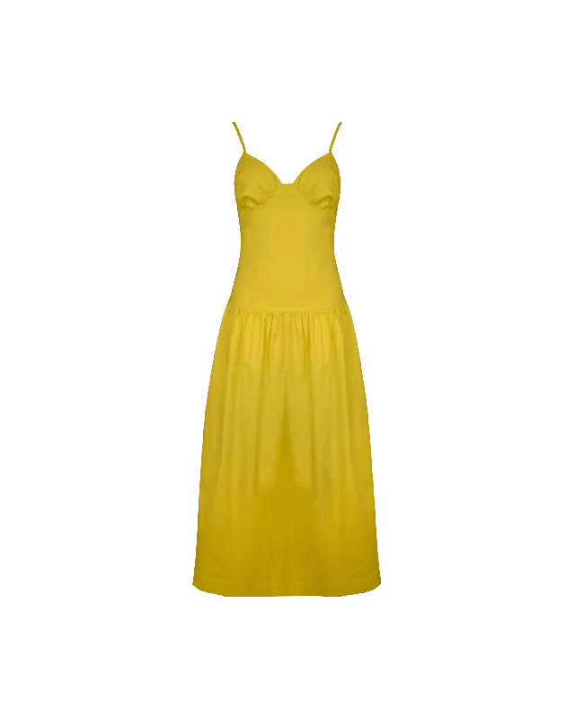 Lace - Embellished Women Dress for an Elegant and Sophisticated AppearanceMONACO DRESS CHARTREUSE