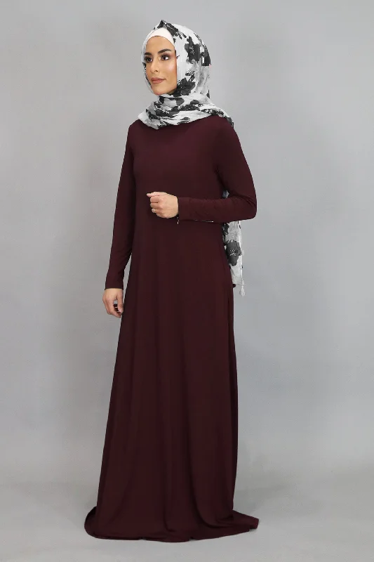 ribbed women cardigan with a classic textureMahogany Spandex Hooded Maxi Dress