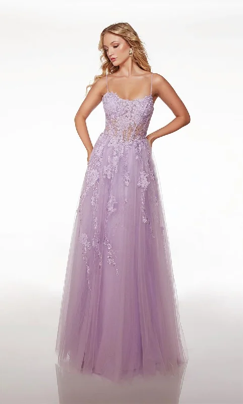 Strapless Women Dress with a Built - in Bra for Comfort and SupportAlyce Prom Dress 61541