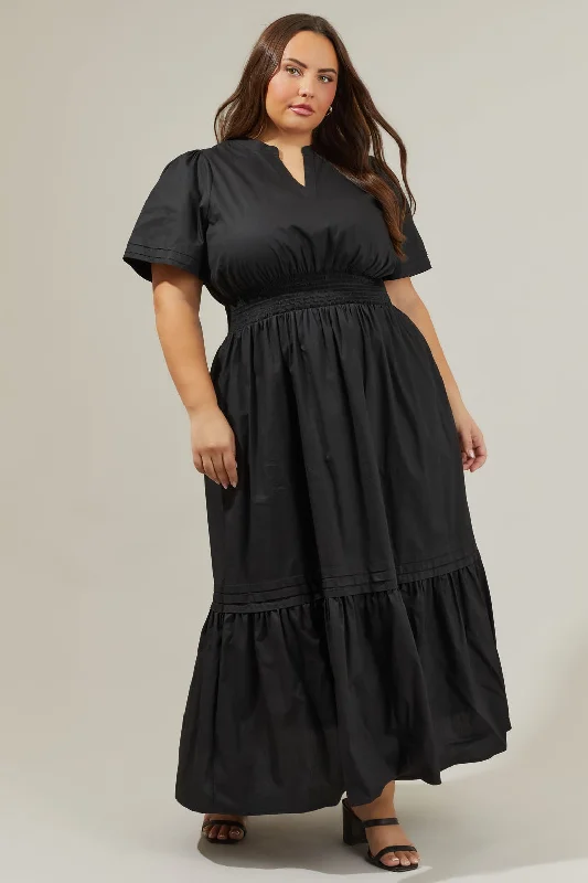 Off - the - Shoulder Women Dress for a Romantic and Feminine LookBelraj Poplin Maxi Dress Curve