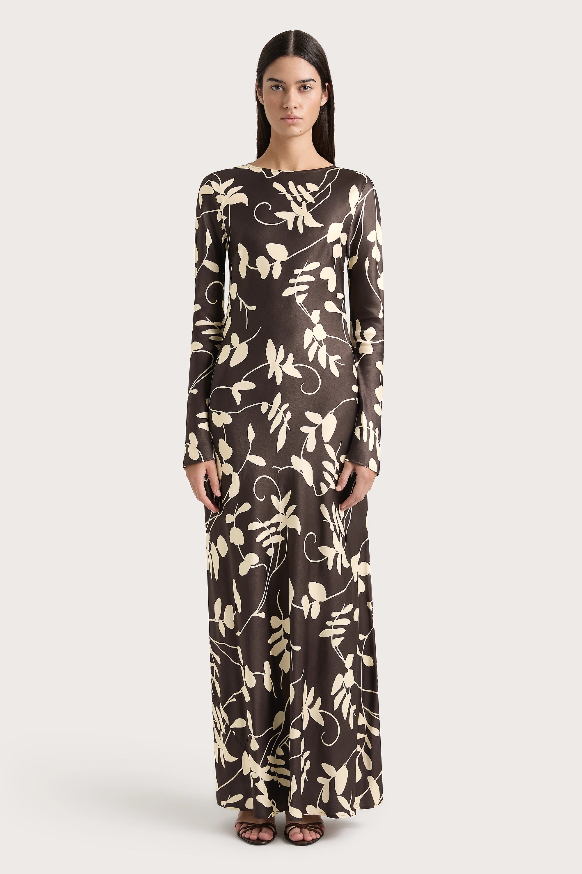 Mermaid - Style Women Dress with a Fitted Silhouette for Special OccasionsFaroe Maxi Dress Eden Print