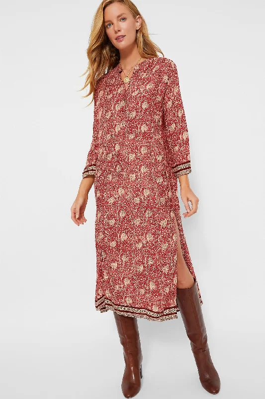 Lace - Embellished Women Dress for an Elegant and Sophisticated AppearanceWater Lily Terracotta Isobel Dress