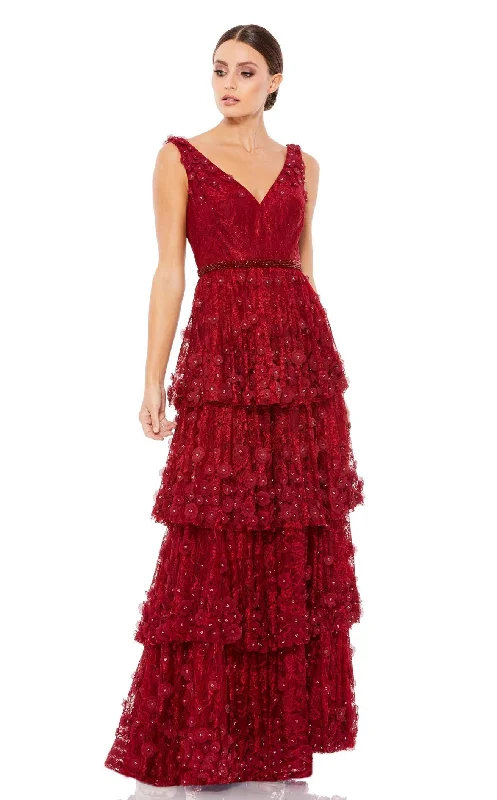 Lace - Embellished Women Dress for an Elegant and Sophisticated AppearanceMac Duggal 67710CL Dress