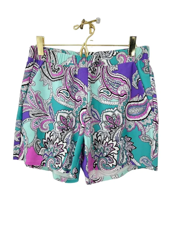 Printed Animal Print Women Shorts for a Wild and Stylish AppearanceAriel Shorts In Paisley Maxi Seamist