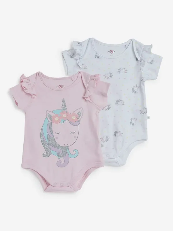 Leather Look Women Shorts for an Edgy and Chic StyleBaby HOP Light Pink Rompers Set of Two And Bib
