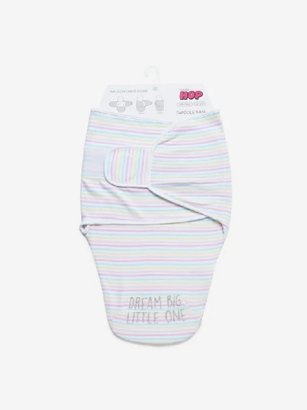 Bermuda Women Shorts for a Classic and Sophisticated LookBaby HOP Multicolour Striped Swaddle Wrap
