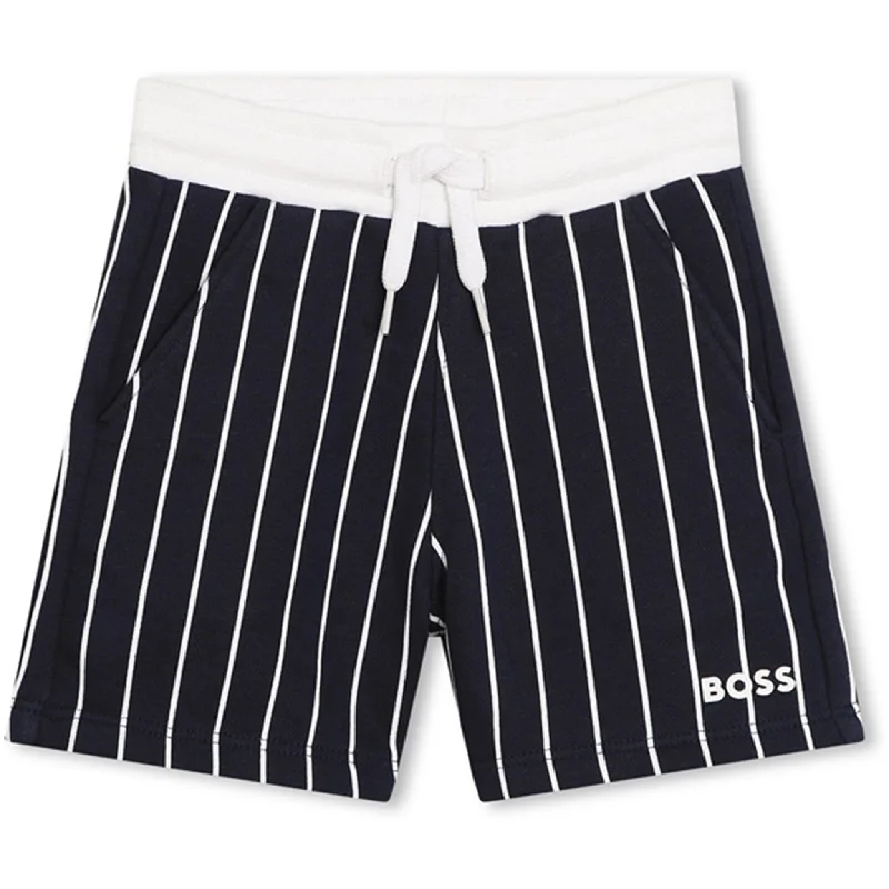 Belted Women Shorts to Enhance the WaistlineHugo Boss Navy Shorts