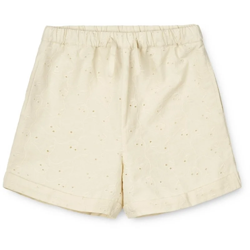 High - Waisted Women Shorts for a Retro and Flattering LookLiewood Cloud Cream Alfhild Anglaise Shorts