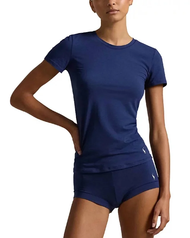 Plus Size Women Shorts with a Comfortable and Stylish FitMid Rise Girl Short In Navy