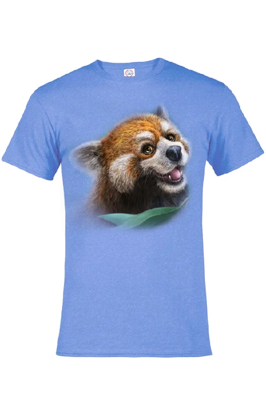 Graphic Print Women T Shirt for a Trendy StatementAdult Red Panda Totem T-Shirt