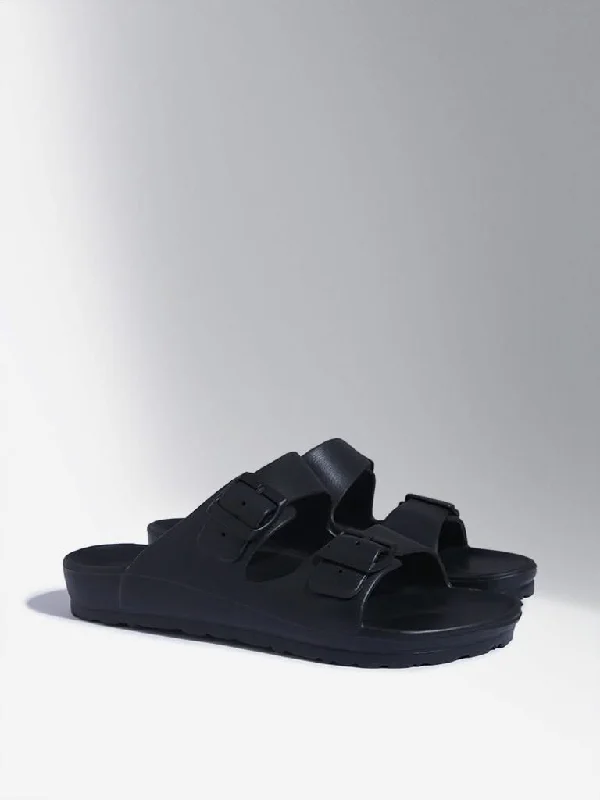 Patterned Geometric Women Shorts for a Modern AppealSOLEPLAY Black Double Band Flip-Flops