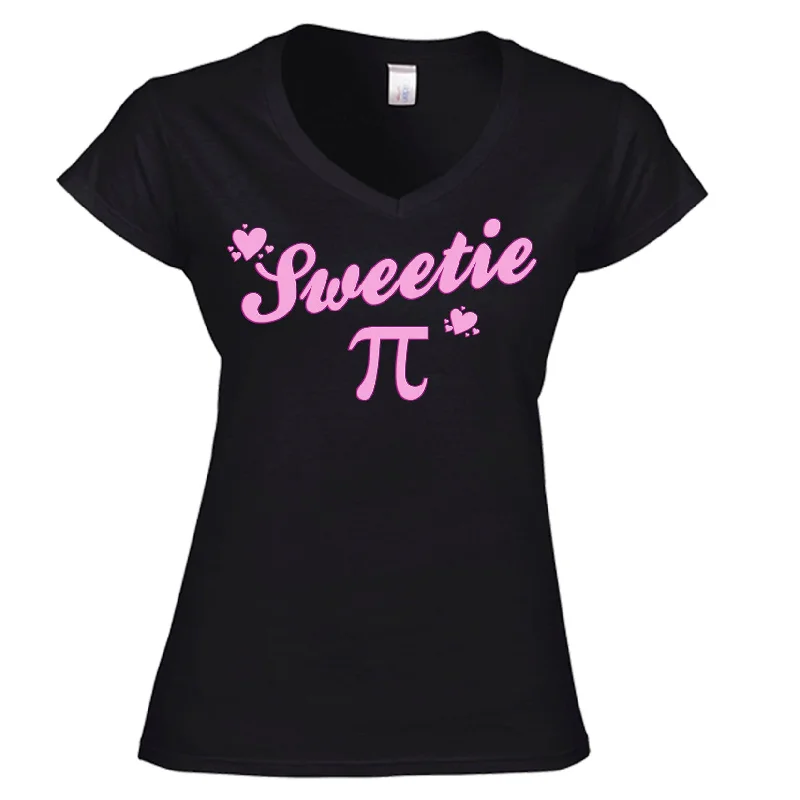 Sequined Women T Shirt for a Sparkly Night OutYouth Sweetie Pi T-Shirt