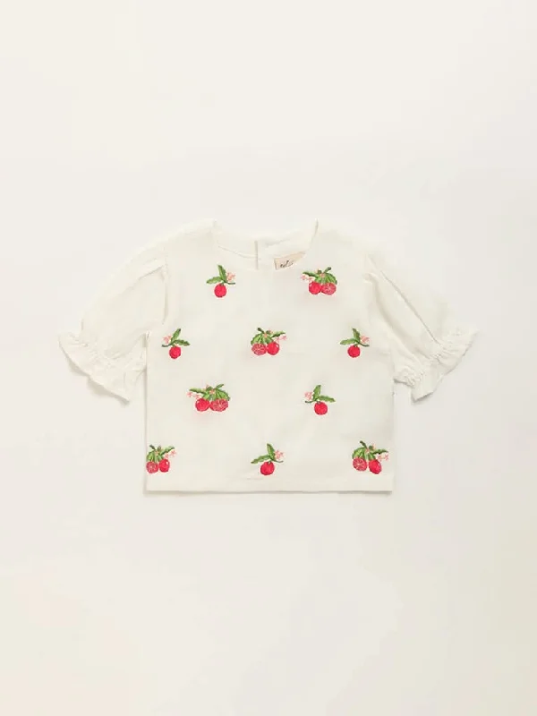 Solid Color Women Shorts in Bright Hues for a Bold StatementUtsa Kids White Embroidered Top (2 - 8yrs)