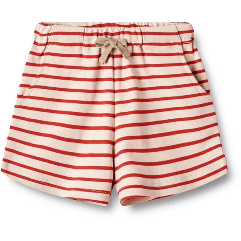 Jeanette Women Shorts with a Soft and Comfortable FeelWheat Red Stripe Jersey Shorts Kalle