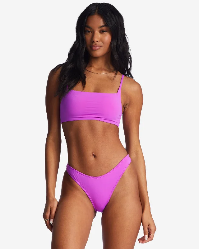 Sol Searcher Zoe Crop Bikini Top - Bright Orchid